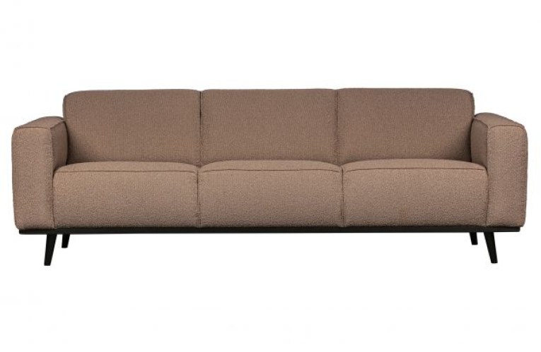 Statement 3-zits Bank 230 Cm Bouclé Nougat
