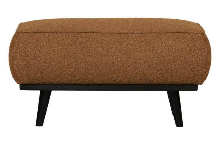 Statement Hocker Bouclé Butter 80x55cm