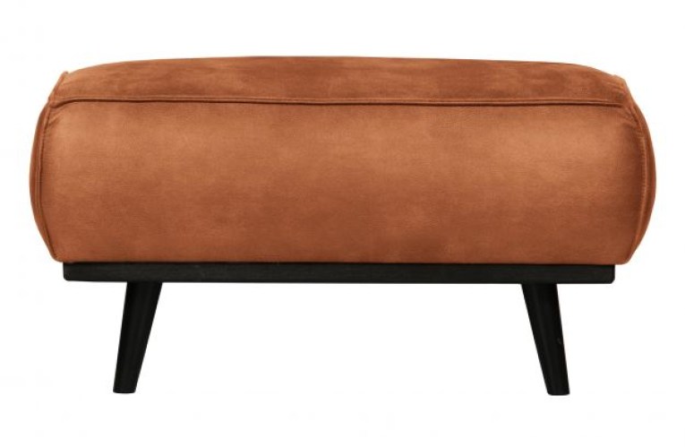 Statement Hocker Eco Leer Cognac 80x55cm