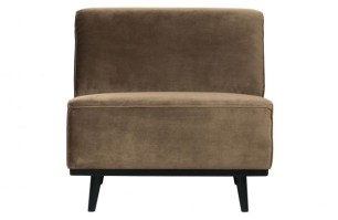 Statement 1-zits Element Fluweel Taupe
