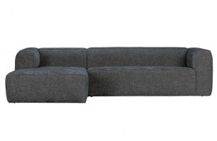 Bean Hoekbank Links Grove Melange Stof Terrazzo