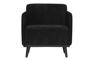 Statement Fauteuil Met Arm Brede Platte Rib Graphite