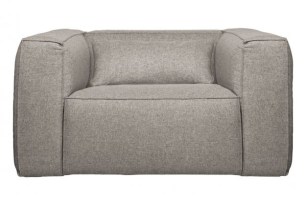 Bean Fauteuil Incl. Kussen Lichtgrijs Gemeleerd