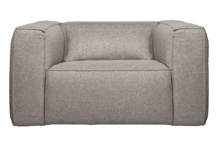 Bean Fauteuil Incl. Kussen Lichtgrijs Gemeleerd