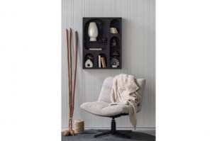 VINNY DRAAIFAUTEUIL BOUCLÉ ZAND VanEtje Stoer Wonen