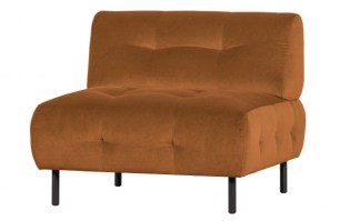 Lloyd Fauteuil Gewassen Fluweel Cinnamon