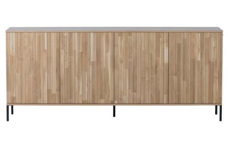 New Gravure Dressoir 200 Cm Eiken Blanke Lak  [fsc]