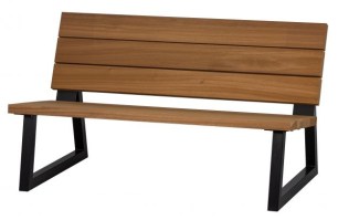 Banco Outdoor Bank Hout Naturel / Metaal [fsc]