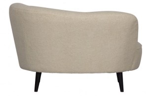 Sara lounge fauteuil rechts teddy off white