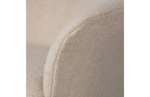 Sara lounge fauteuil rechts teddy off white
