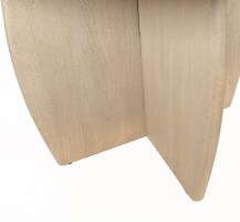 Salontafel Ø60, H45, Acacia Weathered Wood - Durban Table Collection