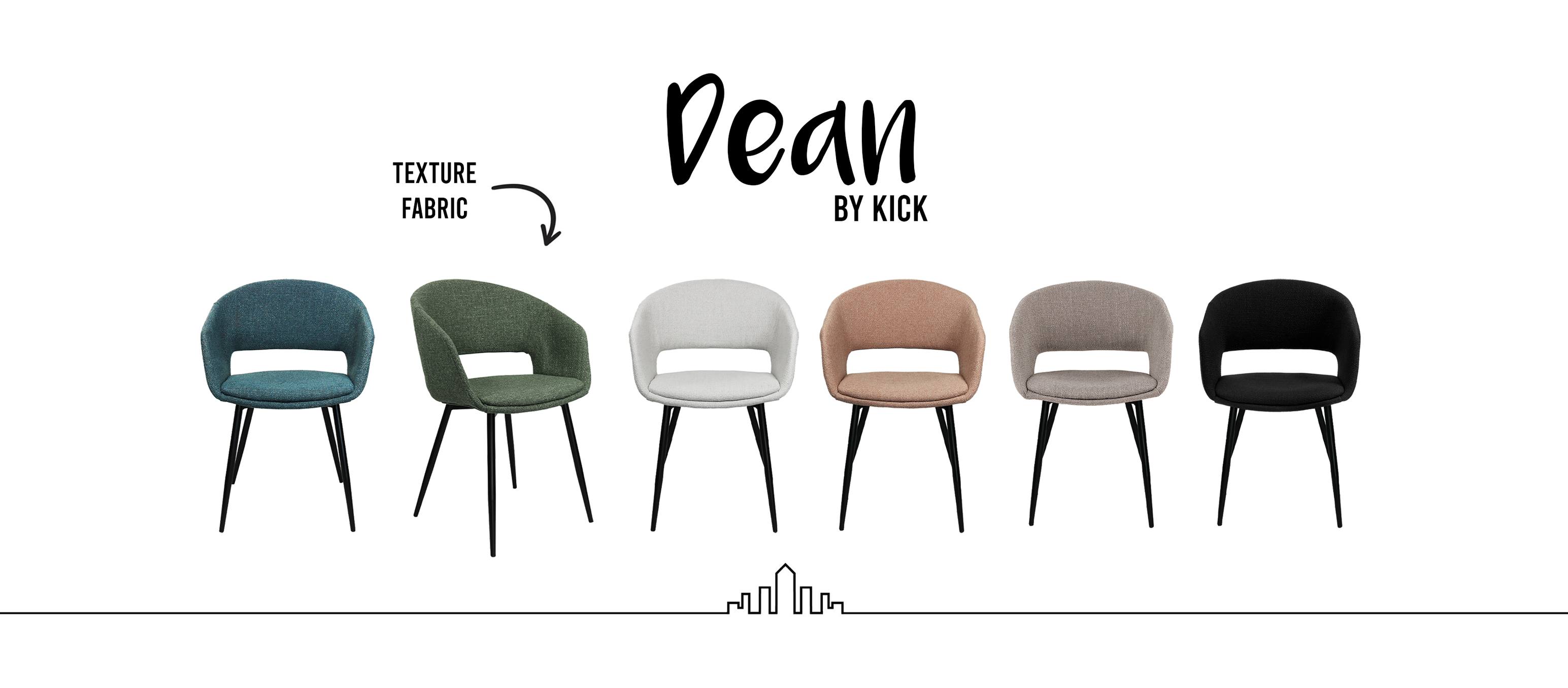Eetkamer stoelen: Kick eetkamerstoel Dean