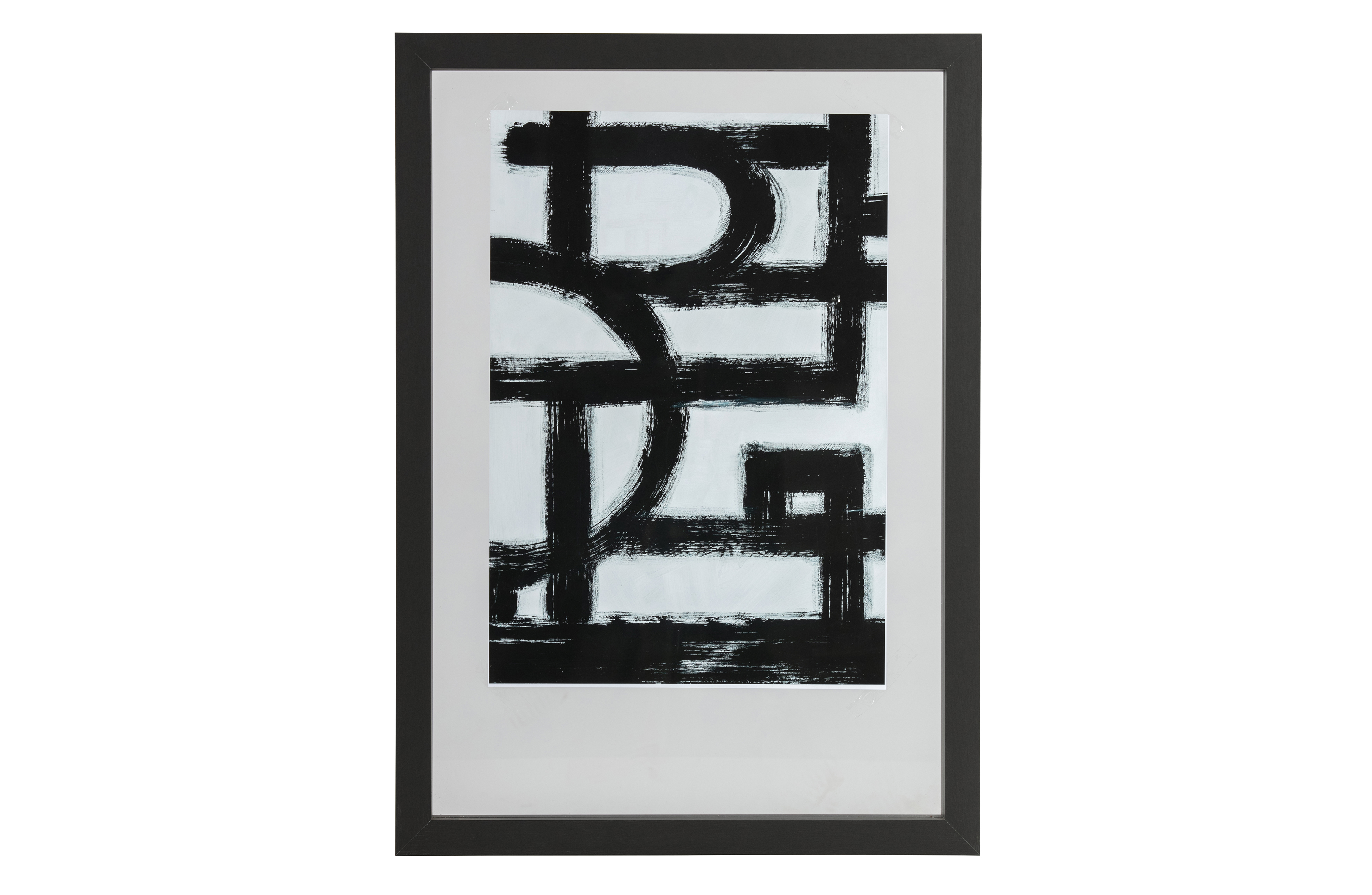 Fotolijsten: Blake met rand zwart 70x50