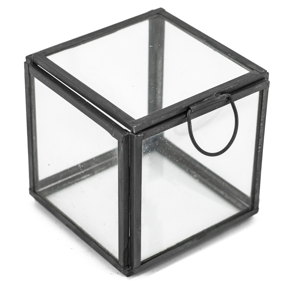 samen Een centrale tool die een belangrijke rol speelt Versterken Accessoires: Glazen doosje met deksel zwart
