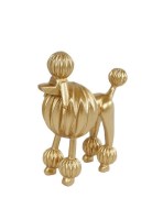 gouden poedel beeldje