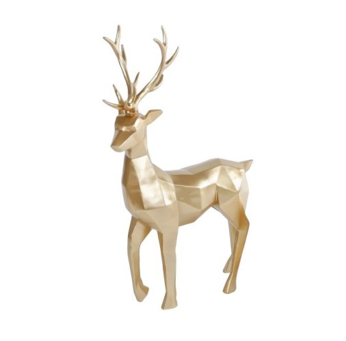Sculptuur  Geometrisch Hert Liggend