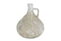 Kruik Jarron met oor antique marble gold glas