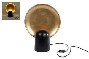 Tafellamp "Sun" goud/zwart 
