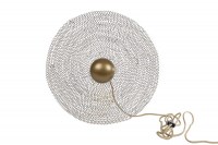 Wandlamp gaas goud metaal