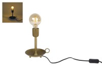 Tafellamp Blaker antiek goud metaal 