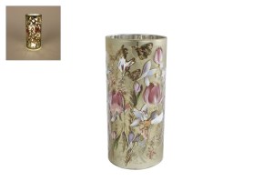 Sfeerverlichting LED glas met bloemen maat S