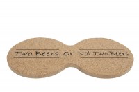 Onderzetter "Two beers" S4 kurk