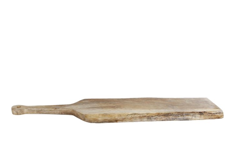 Borrelplank Frans L naturel mango  met handvat
