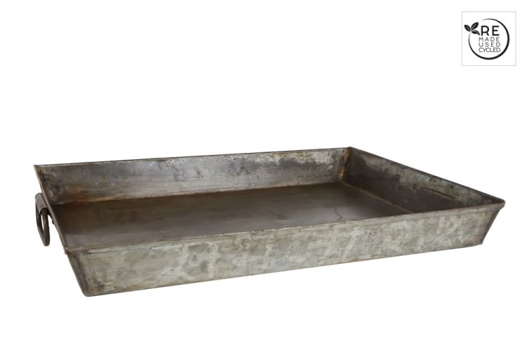 3R decoratie tray antiek zink gerecycle
