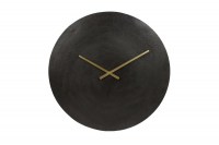 Klok rond Moon XL zwart