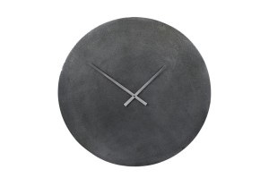 Klok "Merkur" grijs aluminium