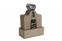 onderzetters Beer met opener