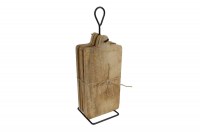 mango houten tapasplank snackplank onderzetters op standaard