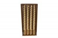 Tafelkaars X4 "Twist" metallic goud