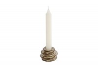 Kandelaar "Solange" beige aardewerk