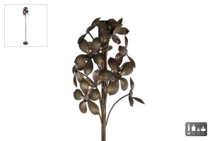 Kandelaar Flowers  XL antiek goud 