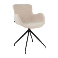 Kick draaistoel Novi - Boucl Beige