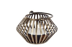 waxinehouder goud metaal S