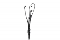 Zijde "Fern/varen frond spray" zwart 54cm  