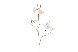 Kunst bloem Handroanthus zacht roze 94cm 