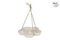 3R Vogelhuis "Bird" crème bamboe/bonenschil 
