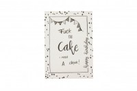 HV Postkaart Fuck the Cake - A6