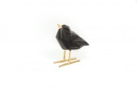 HV Zwarte Love Bird- 7x13x9 cm