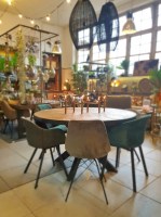 Venice Ronde Tafel oud Teak