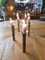 Venice Ronde Tafel oud Teak