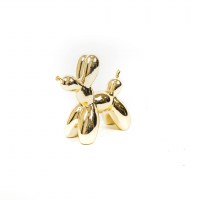 HV Doggy Style Beeld - goud - 21,5cm