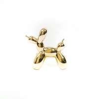 HV Doggy Style Beeld - goud - 21,5cm