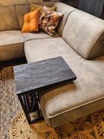 Slider magazine bijzettafel | Zwart mangohout Starfurn VanEtje Stoer Wonen