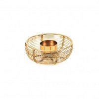 HV Ronde Staaldraad Theelicht-Goud-10x4