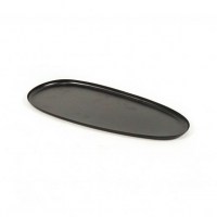 HV Ovale Dienblad - Zwart - 41x19x1cm