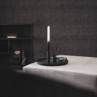 HV 4 Kaarsen- Wit/ Zwart - 2x25cm